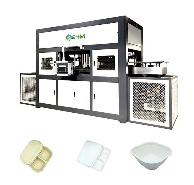 Macchina per lo stampaggio della pasta di pasta di bagagli Macchina per lo stampaggio della fibra senza installazione