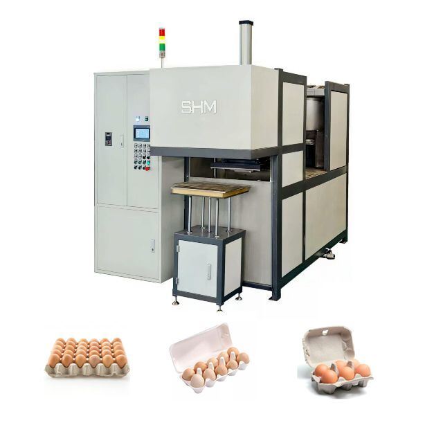 Macchina per la formatura di pasta di carta tutto in uno | Macchina per vassoi per uova piccole | Piccolo creatore di campioni da laboratorio per macchine per pasta modellata